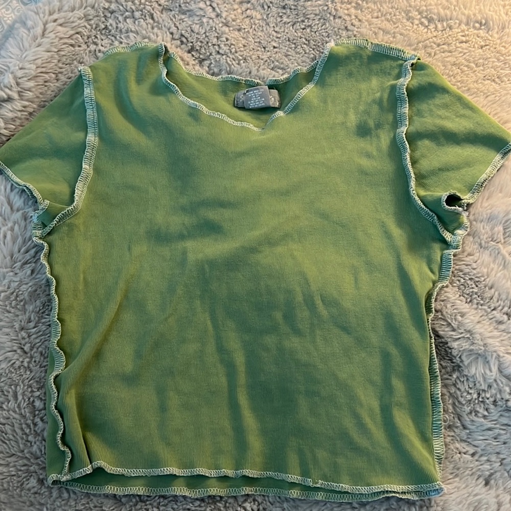 Sky & Sparrow reversed stitching top